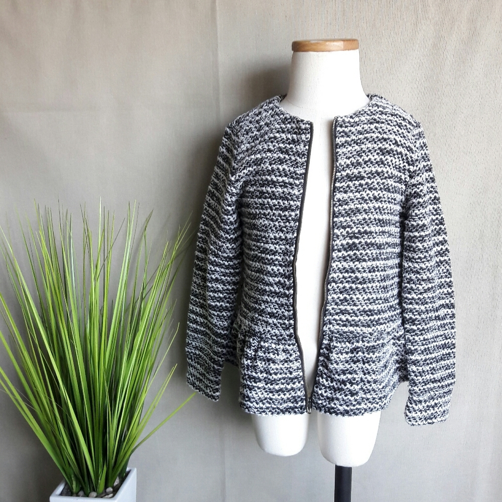 Gymboree Textured Knit Peplum Jacket - Picture 2 of 8